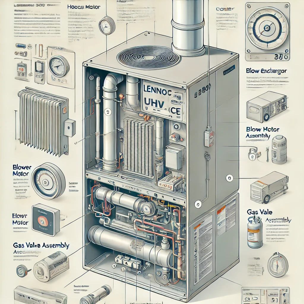 lennox sl 280 uhv exploded view diagram