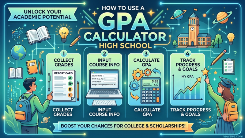 How to Use a GPA Calculator High School Students Need for Success