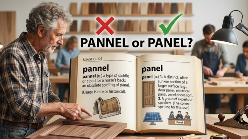 Is It Pannel or Panel? The Right Way to Spell It (Explained!)