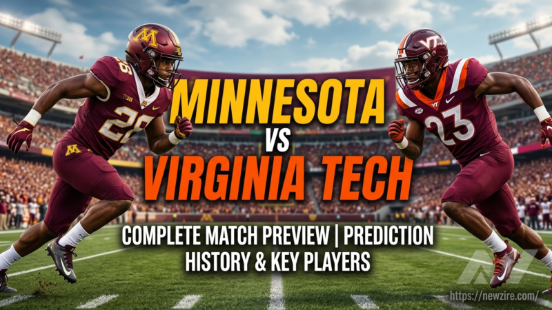 Minnesota vs Virginia Tech: Complete Match Preview, Prediction, History & Key Players