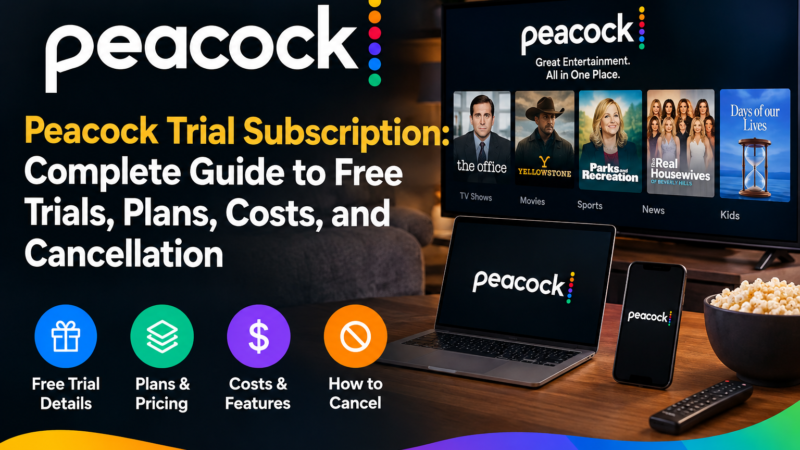 Peacock Trial Subscription: Complete Guide to Free Trials, Plans, Costs, and Cancellation